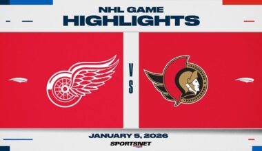 NHL Highlights | Red Wings vs. Senators - January 5, 2026
