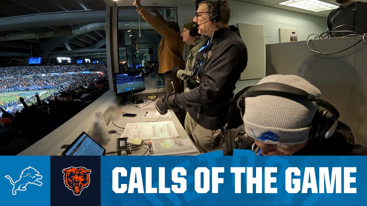 Calls of the Game: Detroit defeats Chicago 19-16 after a GAME-WINNING field goal | Lions at Bears