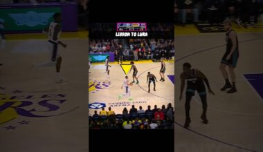LeBron & Luka Scoring & Feeding in Clutch 🤌 Grizzlies vs Lakers #nba #shorts