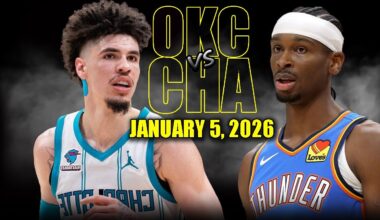 Oklahoma City Thunder vs Charlotte Hornets Full Game Highlights – January 5, 2026 | NBA Season
