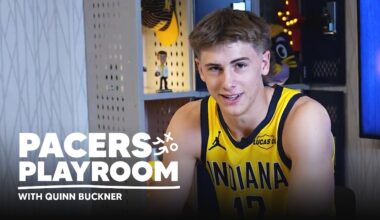 Johnny Furphy Joins Quinn Buckner for a Game of UNO in the Pacers Playroom