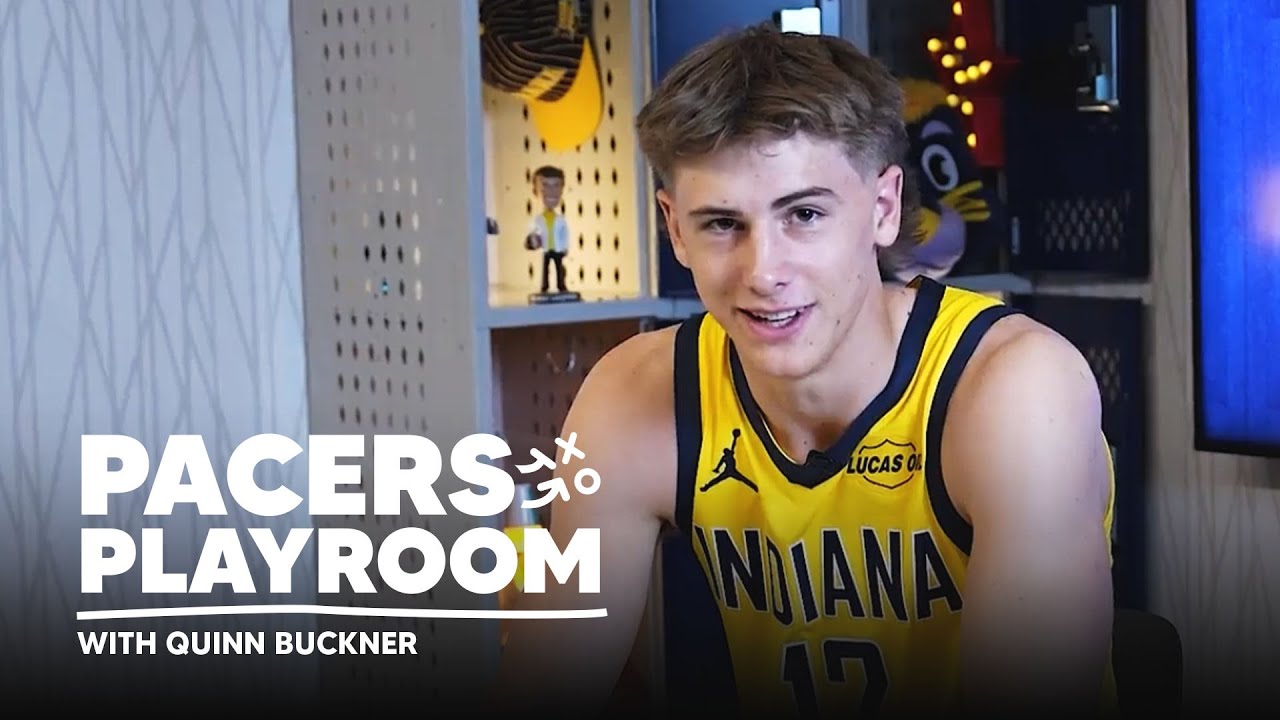Johnny Furphy Joins Quinn Buckner for a Game of UNO in the Pacers Playroom