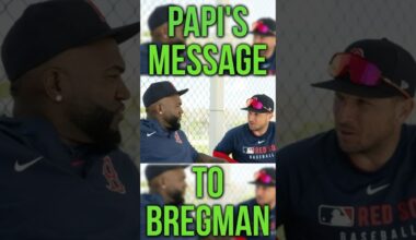 David Ortiz on Alex Bregman’s potential return to Boston #baseball #redsox