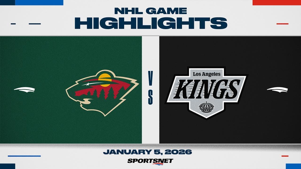 NHL Highlights | Wild vs. Kings - January 5, 2025
