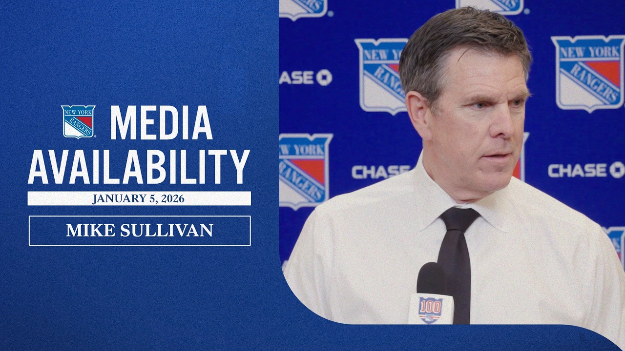 NYR vs UTA: Mike Sullivan Postgame Media Availability | Jan. 5, 2026