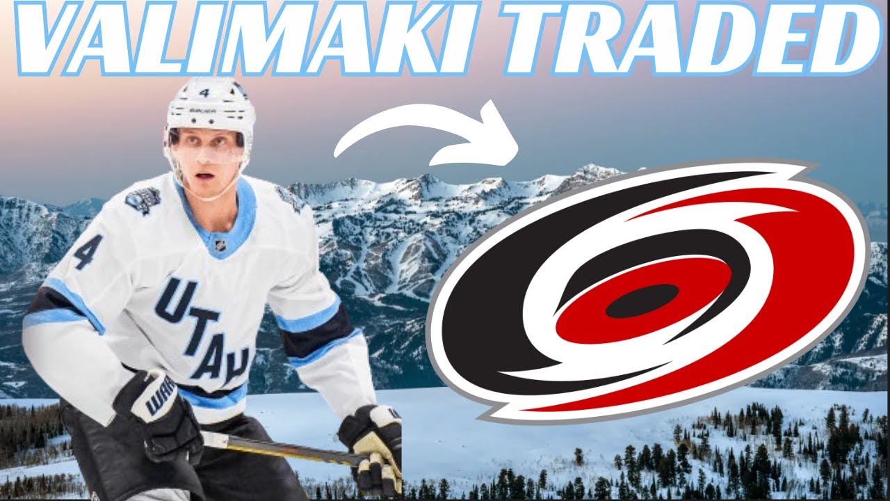 Breaking News: NHL Trade - Utah Mammoth Trade Juuso Valimaki to Carolina Hurricanes