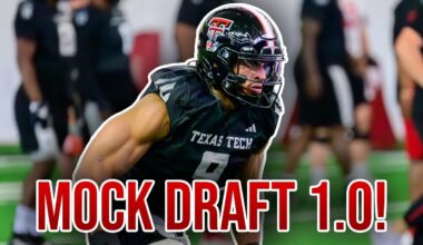 Tampa Bay Buccaneers 2026 MOCK DRAFT 1.0!