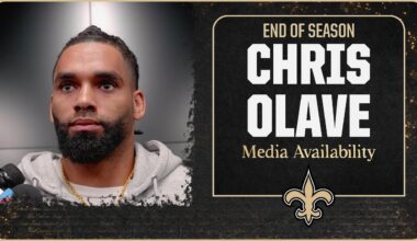 Saints WR Chris Olave's end of season interview | 2025 NFL Season