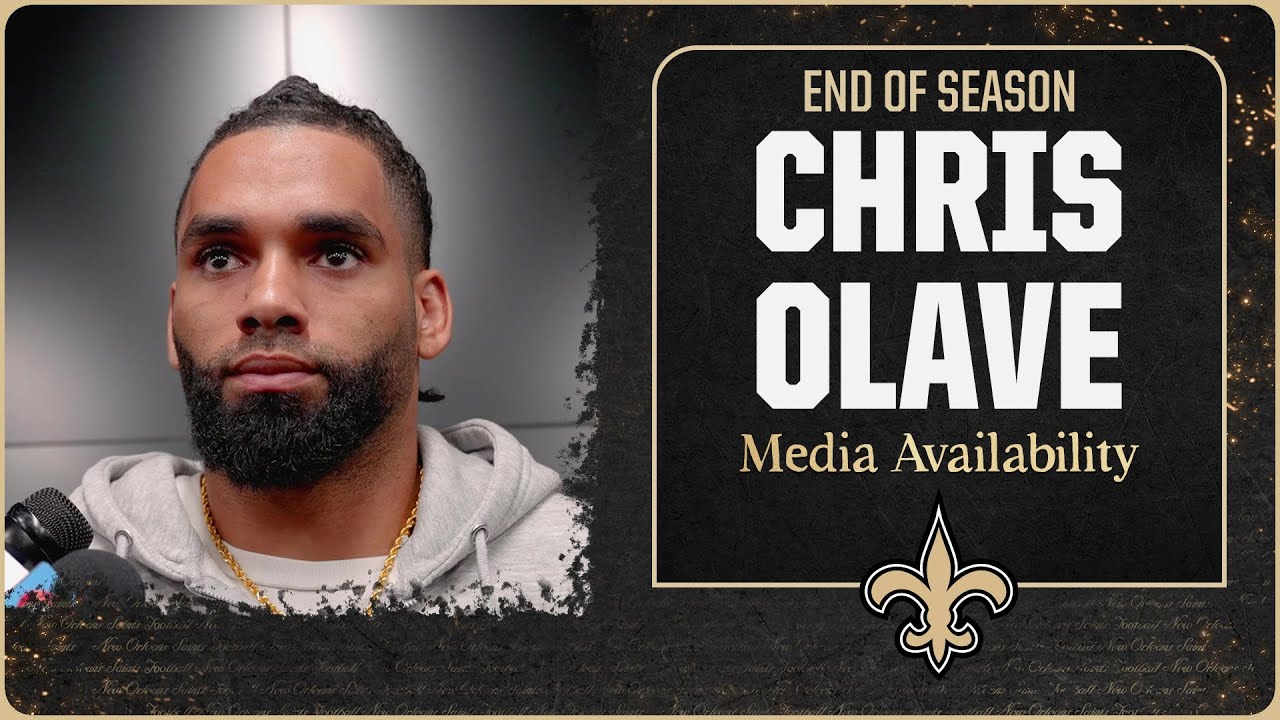 Saints WR Chris Olave's end of season interview | 2025 NFL Season