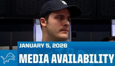 Detroit Lions players meet with the media | January 5, 2026