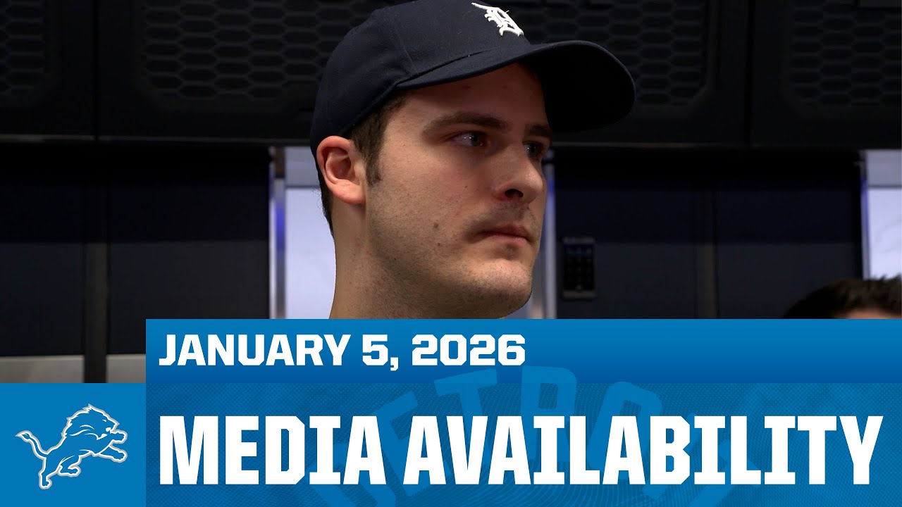 Detroit Lions players meet with the media | January 5, 2026