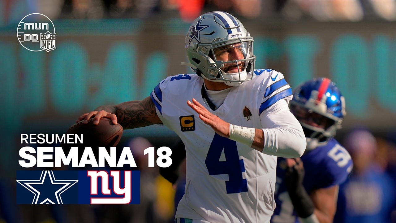 Dallas Cowboys vs. New York Giants | Resumen NFL en español - Semana 18 | NFL Highlights 2025