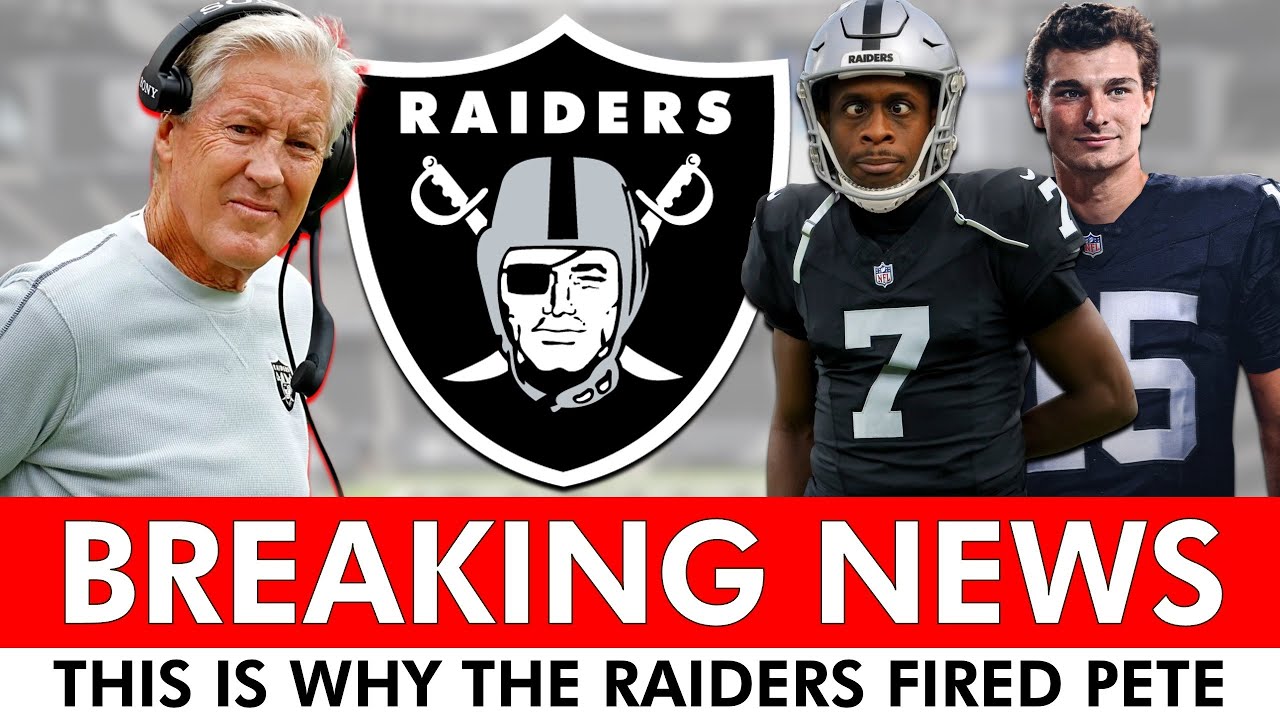 THIS IS WHY The Las Vegas Raiders Fired Pete Carroll