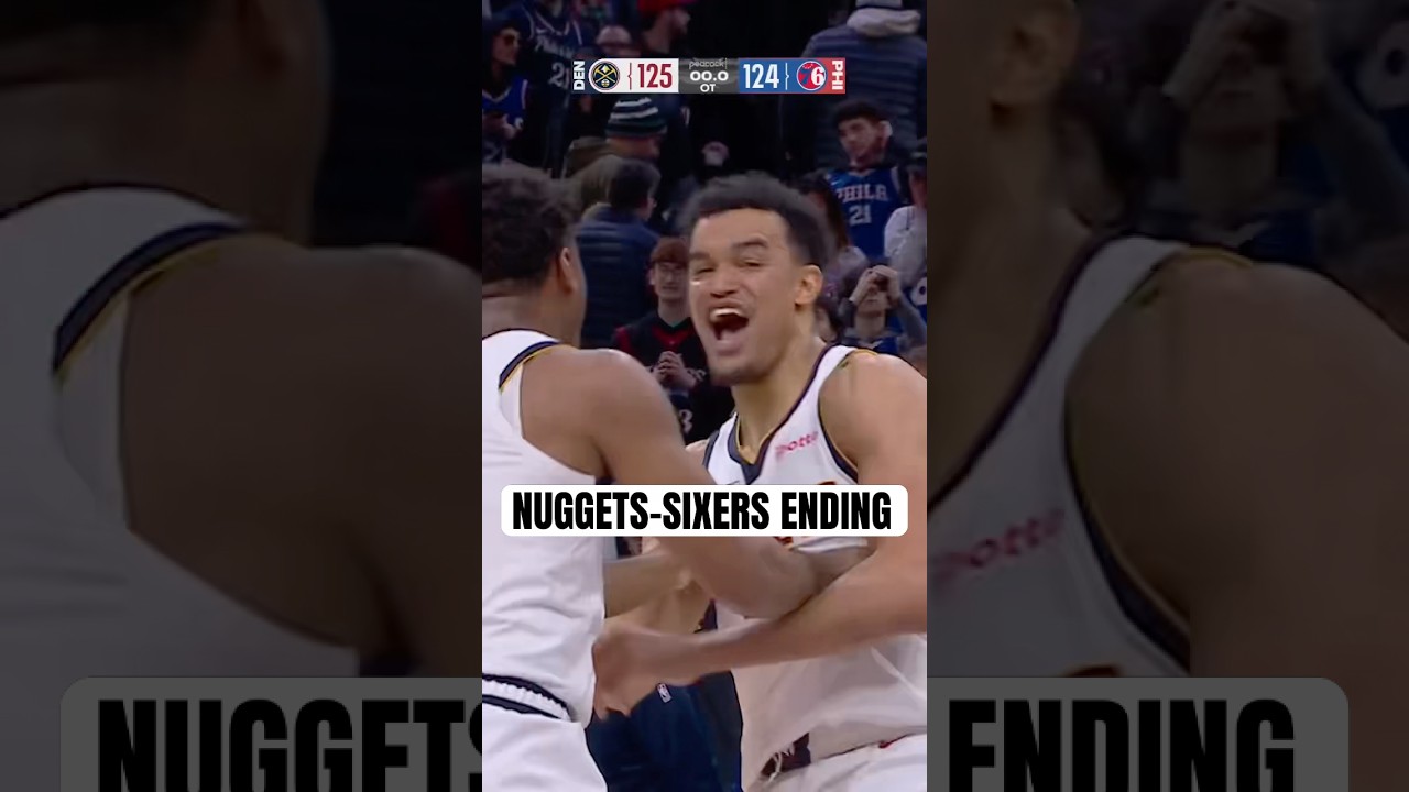 Wild finish to 76ers vs. Nuggets 🍿