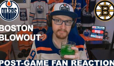 NEW YEAR'S BLOWOUT! | Post-Game Fan Reaction: Oilers vs Bruins