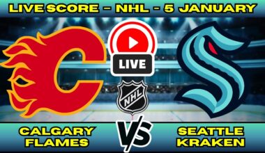 🔴 Calgary Flames vs Seattle Kraken | NHL PLAY BY PLAY | Live Score Update Jan 5