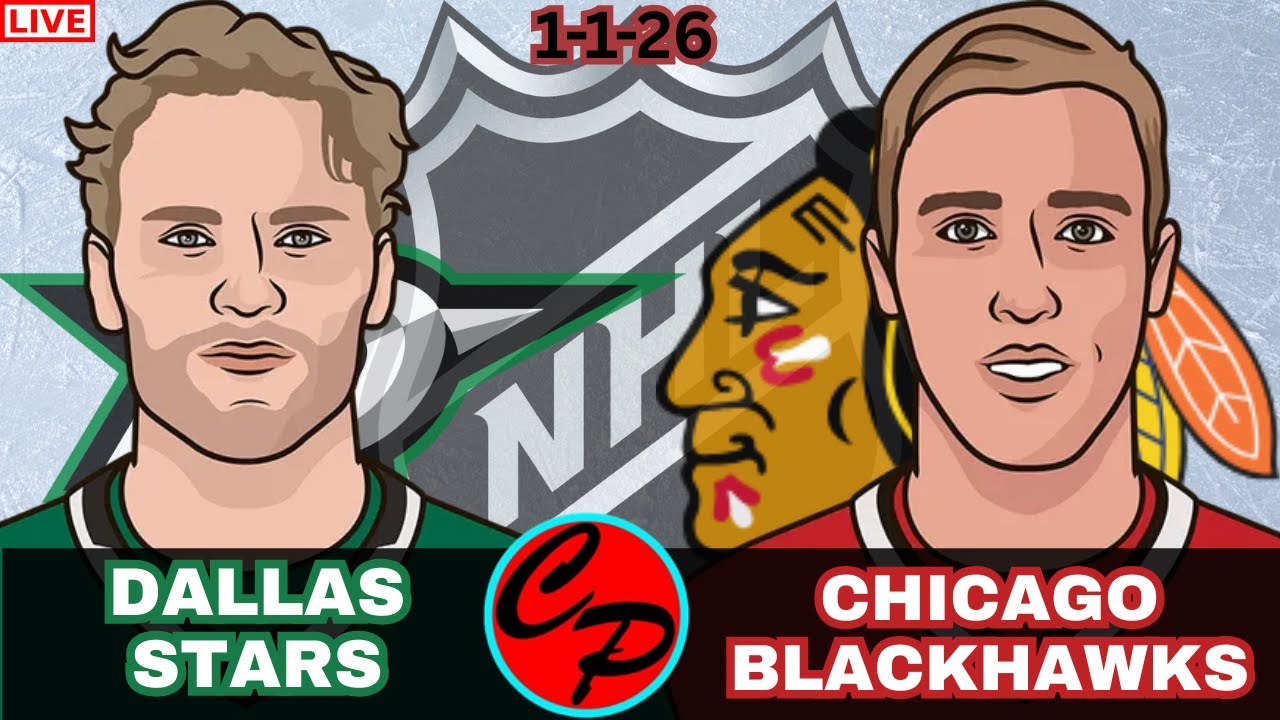Dallas Stars vs Chicago Blackhawks NHL Hockey Live Game Cast & Audio