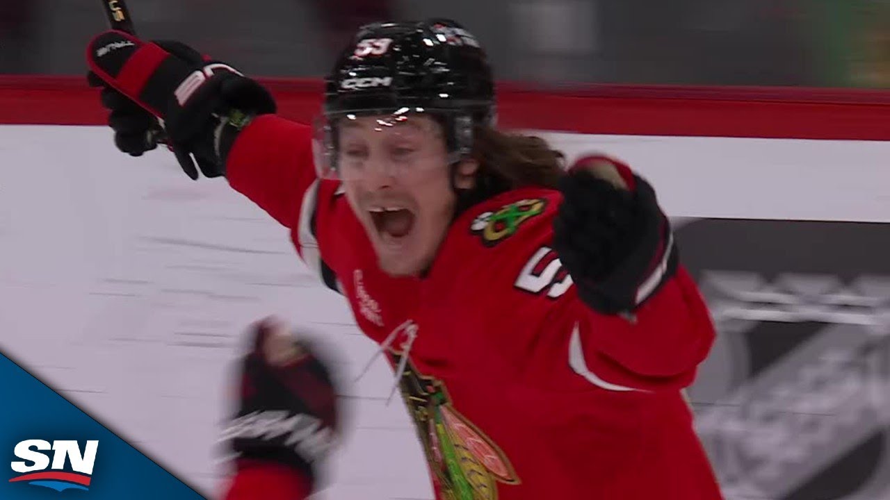 Blackhawks' Tyler Bertuzzi Caps Hat Trick With OT Winner vs. Golden Knights