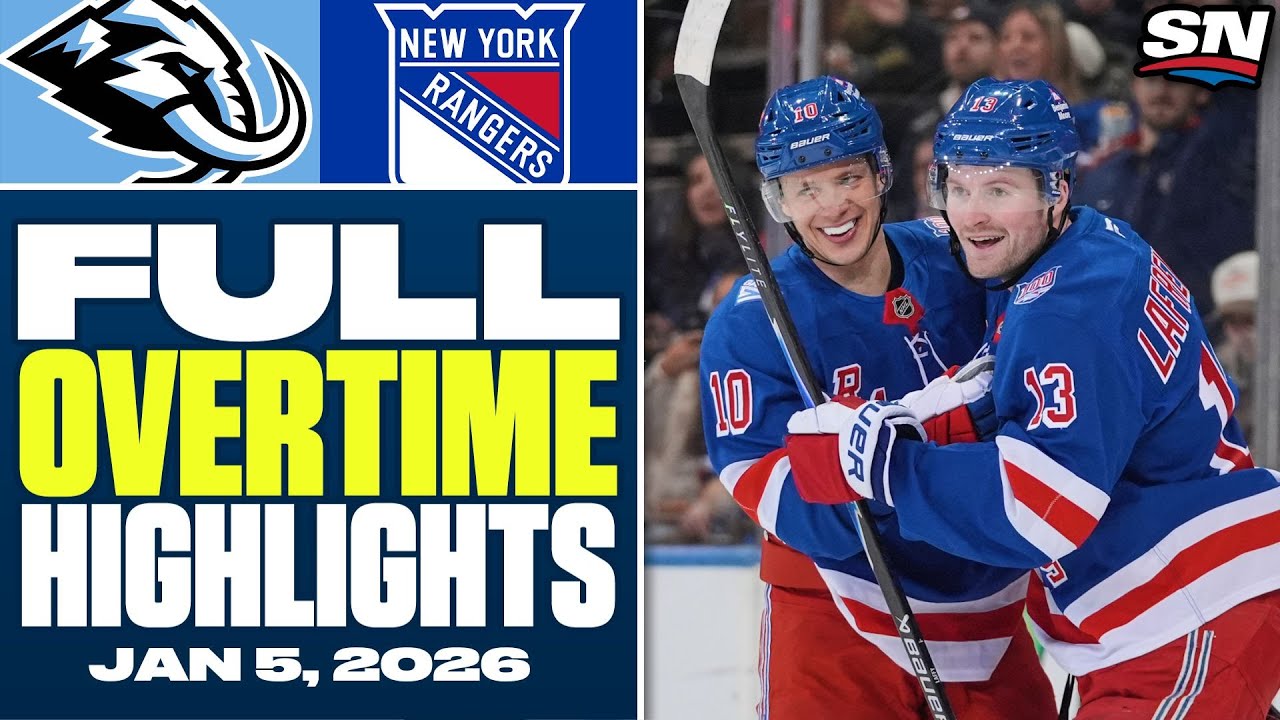 Utah Mammoth at New York Rangers | FULL Overtime Highlights - January 5, 2026