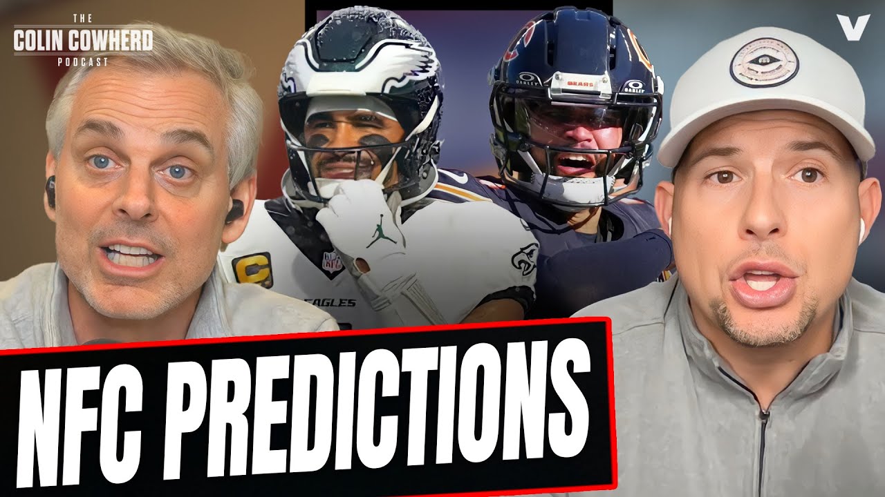 NFC Playoff PREDICTIONS: Rams-Panthers, 49ers-Eagles, Packers-Bears | Colin Cowherd NFL