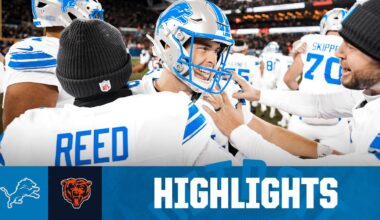 Lions defeat the Bears 19-16 off a walk-off field goal by Jake Bates | NFL Week 18 highlights