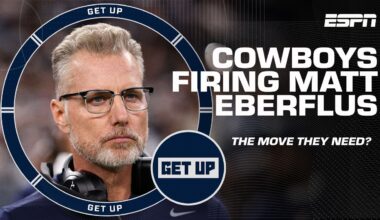 BREAKING 🚨 Dallas Cowboys fire defensive coordinator Matt Eberflus 🚫 | Get Up