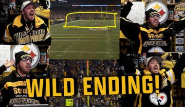 Steelers Fans Reactions to Steelers vs Ravens SNF CRAZY ENDING! Steelers Win the AFC North!