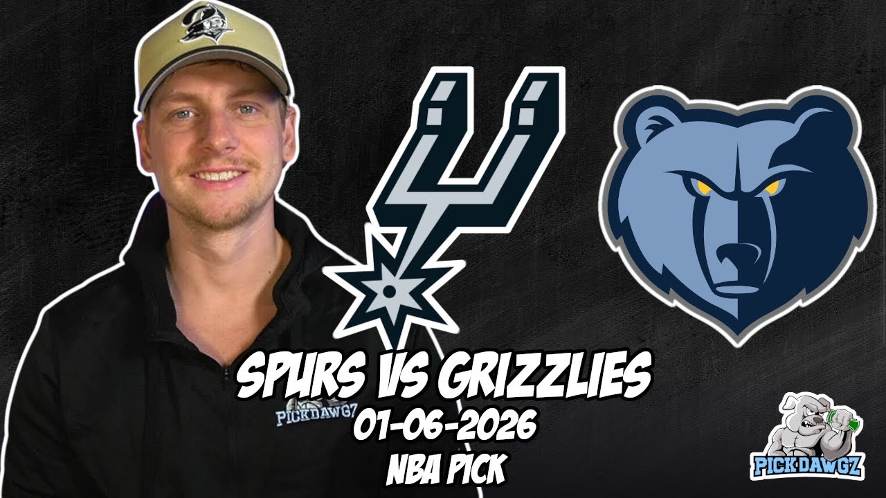 San Antonio Spurs vs Memphis Grizzlies 1/6/26 NBA Free Picks & Prediction | NBA Betting Tips