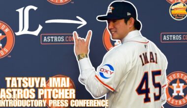 Newly-acquired Astros pitcher Tatsuya Imai introductory press conference