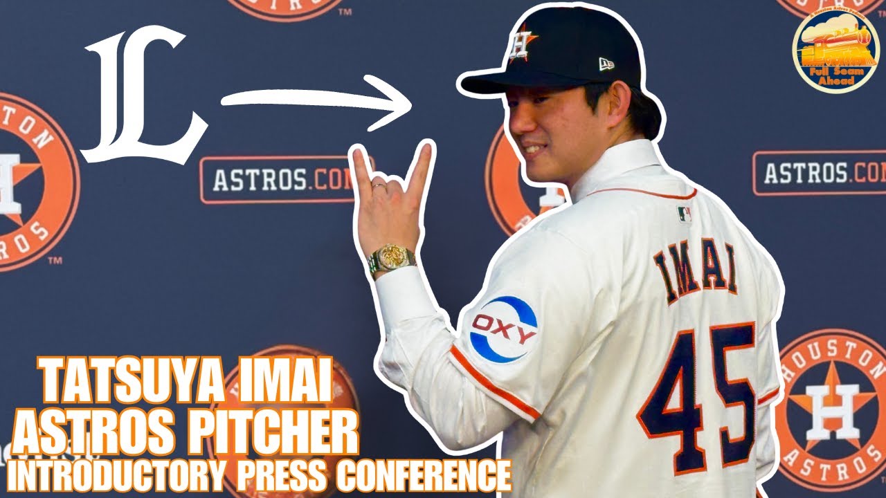 Newly-acquired Astros pitcher Tatsuya Imai introductory press conference
