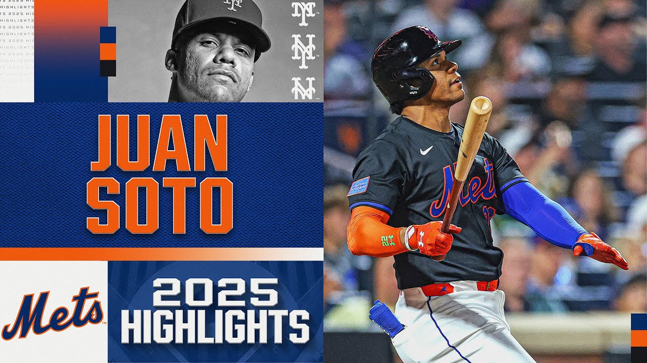 ALMOST 40/40! 🍎 Juan Soto's BEST MOMENTS in his first season with the Mets! (2025 highlight reel)