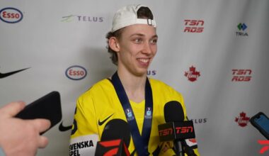 Jets Prospect Sascha Boumedienne Reacts To Scoring Winning Goal In Final At World Juniors