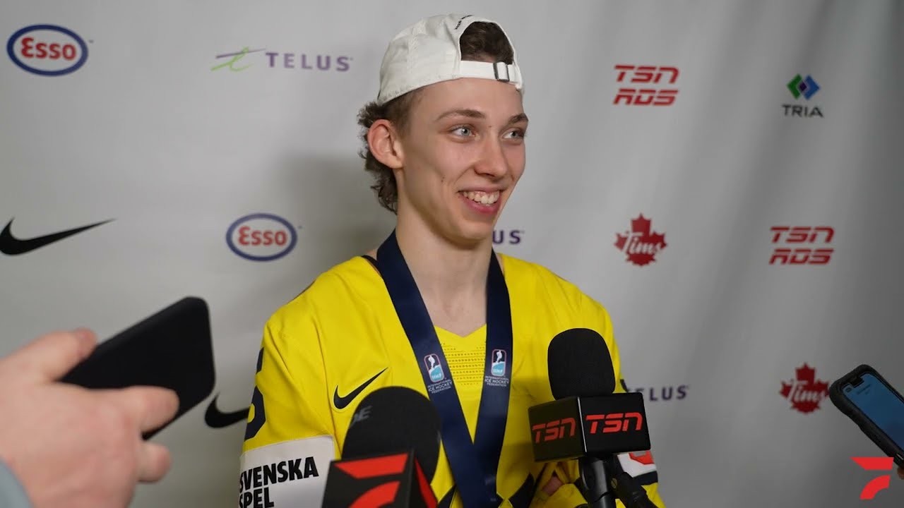 Jets Prospect Sascha Boumedienne Reacts To Scoring Winning Goal In Final At World Juniors