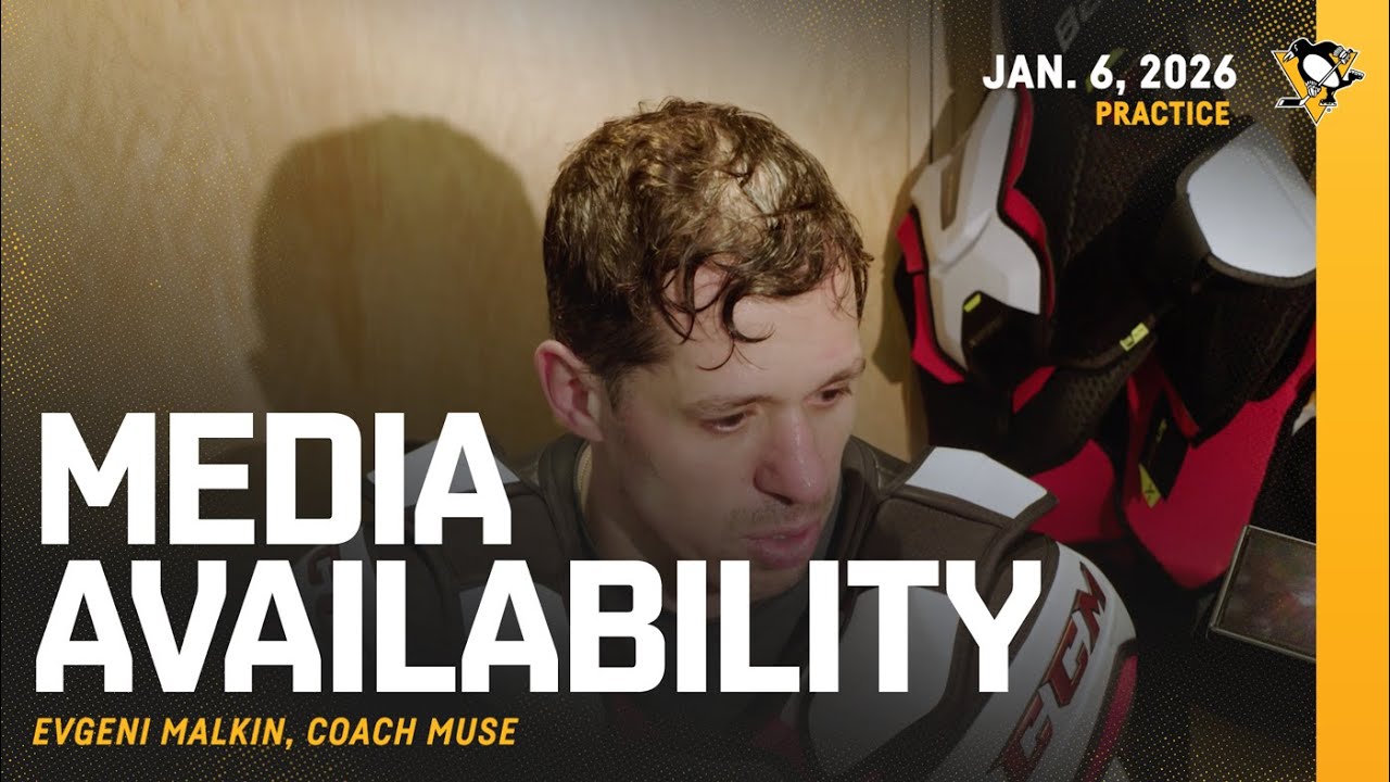 Malkin, Muse Media Availability (1.6.26) | Pittsburgh Penguins