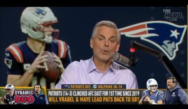 THE HERD | Colin Cowherd BLOWN AWAY How QUICKLY New England Patriots Have Become GREAT | NFL