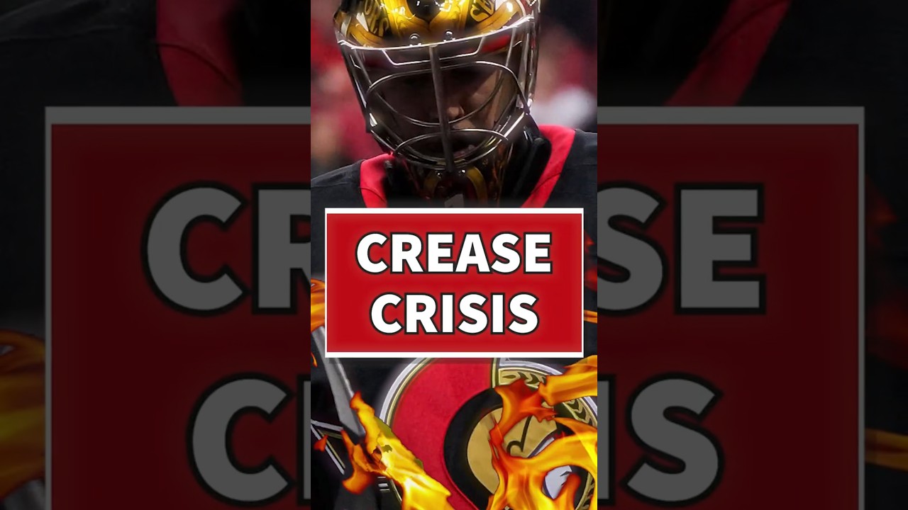 There's no mincing words. The Ottawa Senators have a goaltending crisis. 🚨 #gosensgo #nhl #nhlhockey