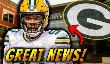 The Green Bay Packers Got a DOUBLE DOSE of Great News Ahead of Packers vs Bears!!!