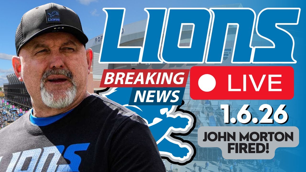 BREAKING NEWS: Detroit Lions FIRE OC John Morton!!! CHANGE COMING...INDEED!