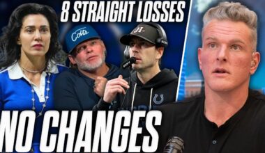 Colts Make No Changes After Losing 8 Straight Games, Not Winning Division Since 2014 | Pat McAfee