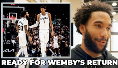 Julian Champagnie on Looking Forward to Victor's Return