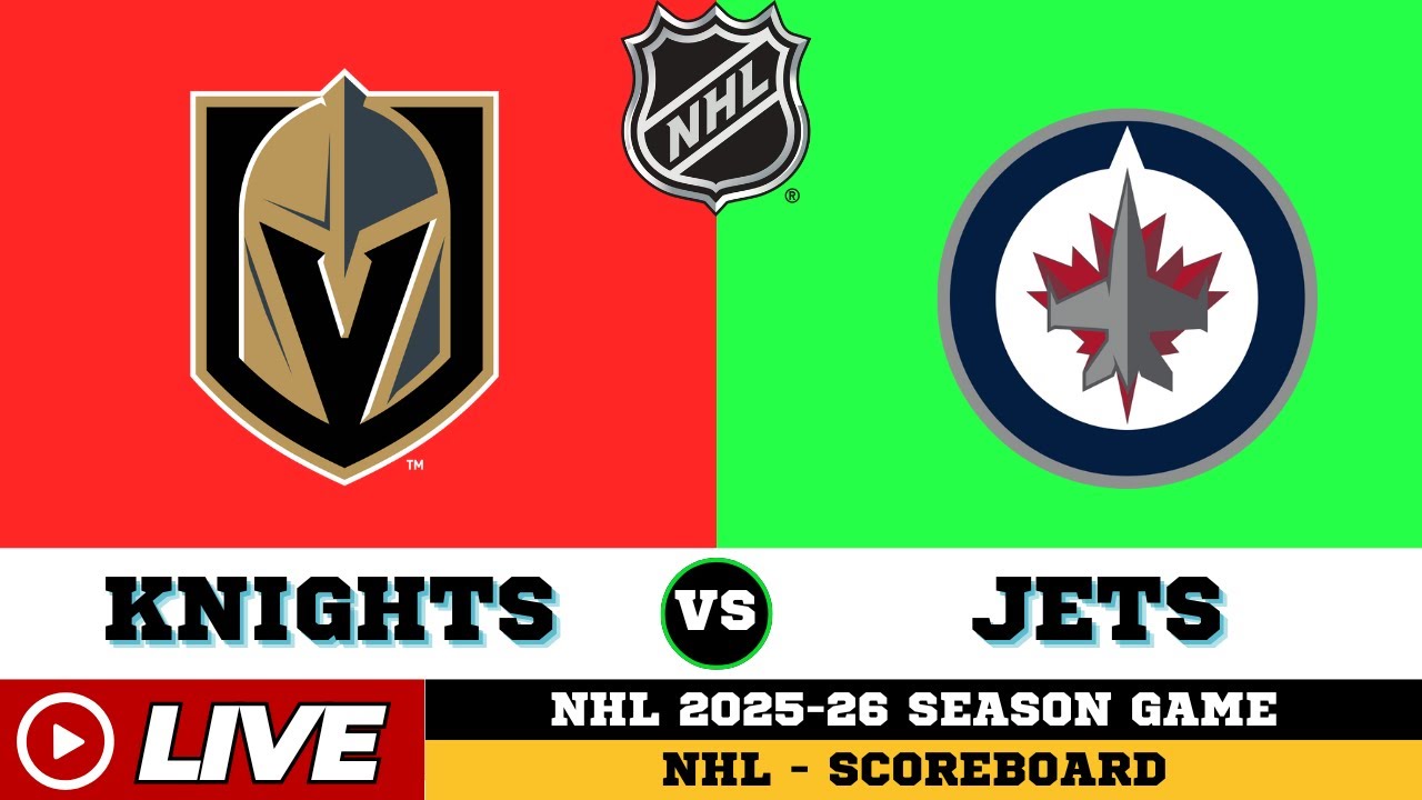 🔴LIVE : Vegas Golden Knights Vs Winnipeg Jets | NHL 2026 | NHL Live SCOREBOARD