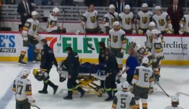 Haydn Fleury Stretchered Off