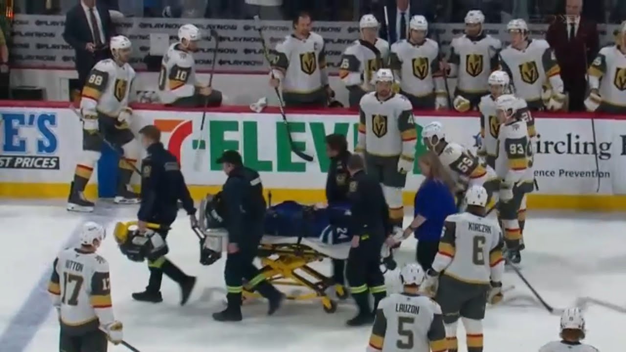 Haydn Fleury Stretchered Off