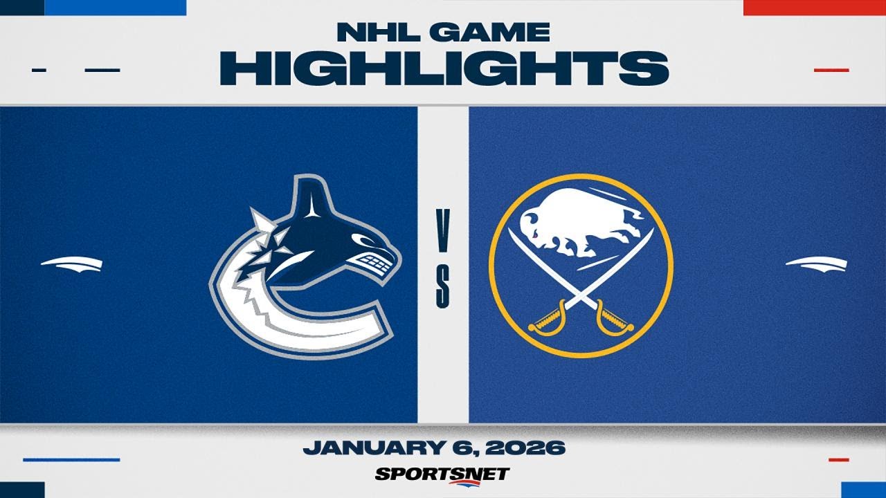 NHL Highlights | Canucks vs. Sabres - January 6, 2025