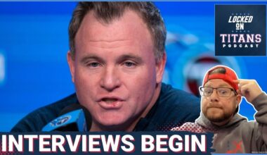 Tennessee Titans Head Coach INTERVIEWS BEGIN, JOHN HARBAUGH IS AVAILABLE & Mike Borgonzi SPEAKS