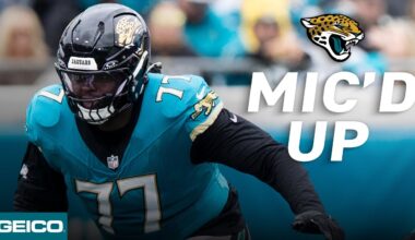 Anton Harrison MIC'D up in Week 18 vs. Titans | Jacksonville Jaguars