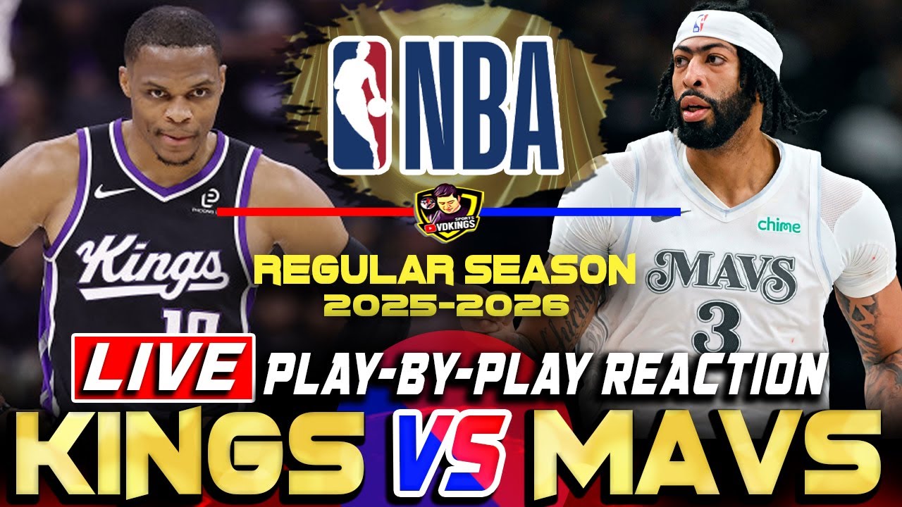KINGS VS MAVERICKS | NBA Regular Season 2025-26 | Nba Live Score & Commentary