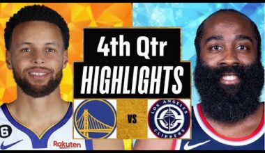 Golden State Warriors vs LA Clippers Full Game Highlights 4th Qtr P2 | Jan 5 | 2026 NBA Highlights