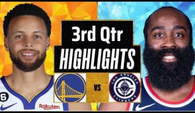 Golden State Warriors vs LA Clippers Full Game Highlights 3rd Qtr | Jan 5 | 2026 NBA Highlights