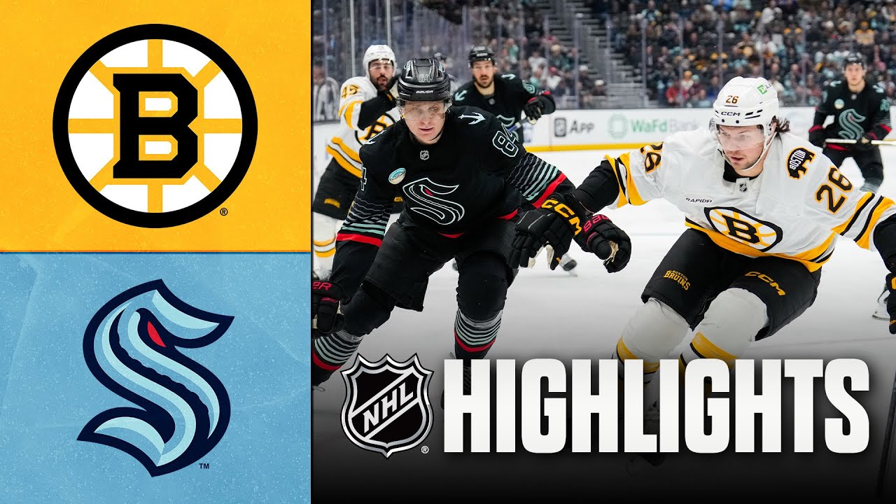 Bruins vs. Kraken | NHL Highlights | January 06, 2026